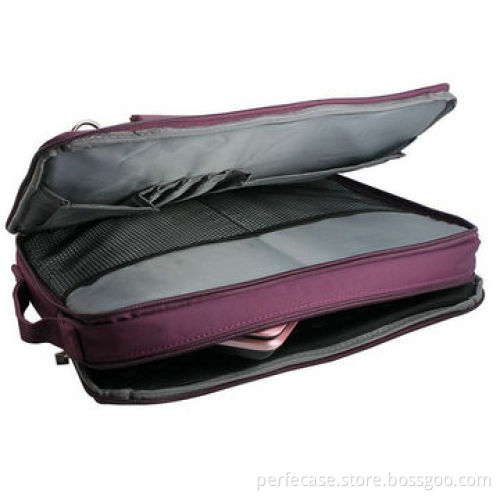 Ladies' Laptop Bag with Silkscreen Logo Printing, Convenient Carrying on Both Shoulder and Hand